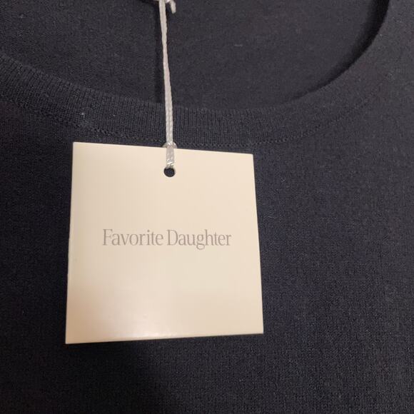 Favorite Daughter Twist Front Cutout T-Shirt Top Black XL - Picture 7 of 9